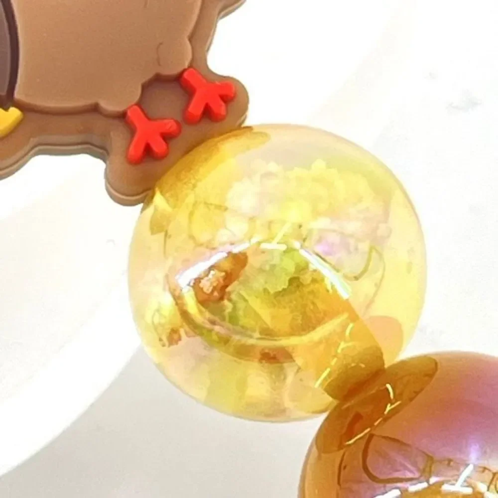 Turkey Thanksgiving gobble gobble handmade NEW cloud bead glitter yellow brown o